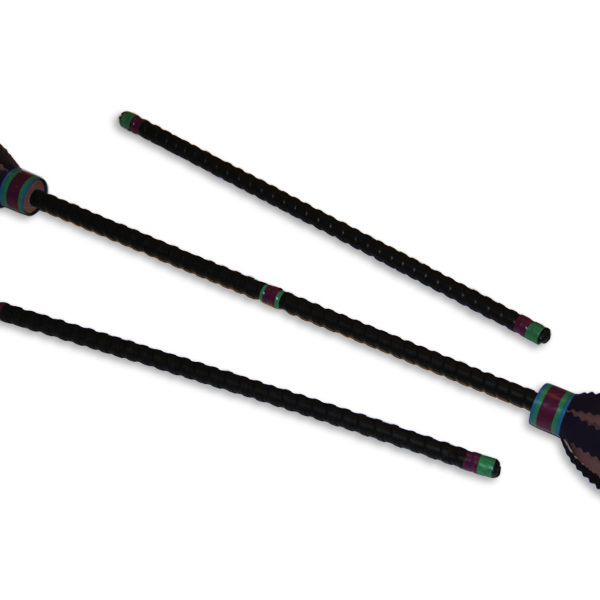 Rubber grip juggling sticks with texture