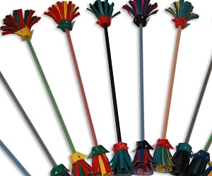 Mister M Flower Sticks Set Foldable Devil Sticks, Multicolor Juggling  Sticks for All Ages